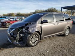 Salvage cars for sale at Las Vegas, NV auction: 2015 Toyota Sienna XLE