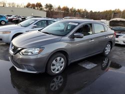 2016 Nissan Sentra S en venta en Exeter, RI