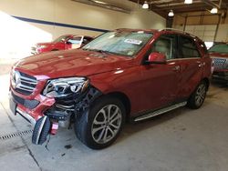 Salvage cars for sale at Sandston, VA auction: 2018 Mercedes-Benz GLE 550E 4matic