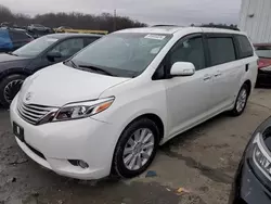 Toyota Vehiculos salvage en venta: 2017 Toyota Sienna XLE