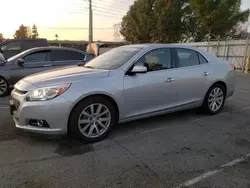 Salvage cars for sale at Rancho Cucamonga, CA auction: 2016 Chevrolet Malibu Limited LTZ