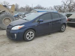 Salvage cars for sale from Copart Wichita, KS: 2015 Toyota Prius