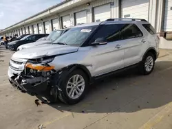 Salvage cars for sale at Louisville, KY auction: 2014 Ford Explorer XLT