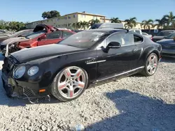 Salvage cars for sale at Opa Locka, FL auction: 2014 Bentley Continental GT