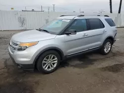 Salvage cars for sale at Van Nuys, CA auction: 2014 Ford Explorer XLT