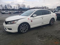 Salvage cars for sale at Spartanburg, SC auction: 2015 Honda Accord Sport