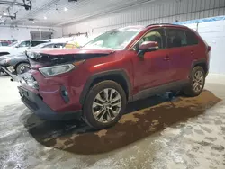 Salvage cars for sale at Candia, NH auction: 2021 Toyota Rav4 XLE Premium