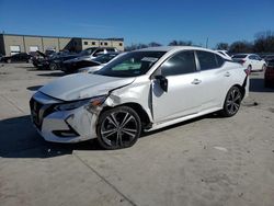 Nissan salvage cars for sale: 2021 Nissan Sentra SR