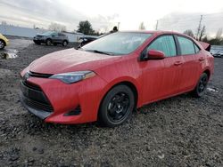 Salvage cars for sale at auction: 2018 Toyota Corolla L