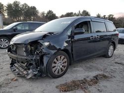 Toyota salvage cars for sale: 2017 Toyota Sienna XLE