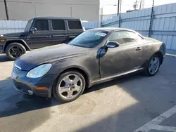 Salvage cars for sale at Sun Valley, CA auction: 2002 Lexus SC 430