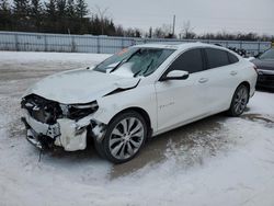 Chevrolet Malibu Premier salvage cars for sale: 2016 Chevrolet Malibu Premier