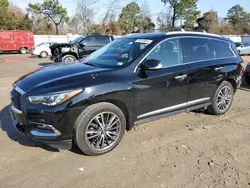 Salvage cars for sale at Hampton, VA auction: 2017 Infiniti QX60