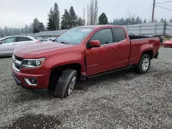 Chevrolet salvage cars for sale: 2016 Chevrolet Colorado LT