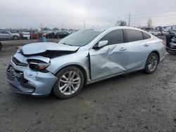 Salvage cars for sale from Copart Eugene, OR: 2017 Chevrolet Malibu Hybrid