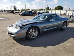 Salvage cars for sale at Miami, FL auction: 2003 Chevrolet Corvette