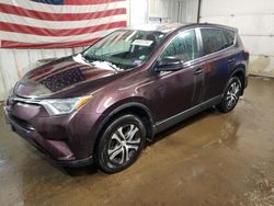 Salvage cars for sale from Copart Lyman, ME: 2018 Toyota Rav4 LE