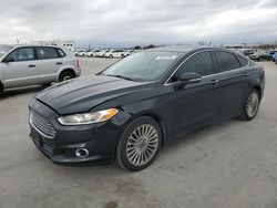 Salvage cars for sale at Grand Prairie, TX auction: 2015 Ford Fusion Titanium