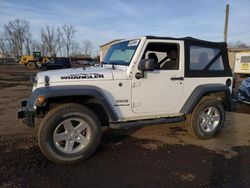 Jeep Wrangler Sport salvage cars for sale: 2016 Jeep Wrangler Sport