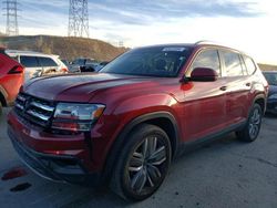 Volkswagen salvage cars for sale: 2019 Volkswagen Atlas SE