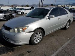 Salvage cars for sale at Van Nuys, CA auction: 2002 Toyota Camry LE