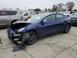 Vehiculos salvage en venta de Copart Sacramento, CA: 2022 Tesla Model 3