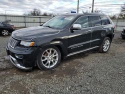 Salvage cars for sale at Hillsborough, NJ auction: 2014 Jeep Grand Cherokee Summit