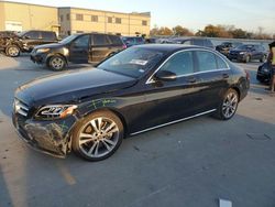 Mercedes-Benz salvage cars for sale: 2019 Mercedes-Benz C300