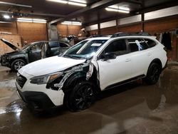 Salvage cars for sale at Ebensburg, PA auction: 2021 Subaru Outback Onyx Edition XT