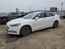 Salvage cars for sale at Chicago Heights, IL auction: 2017 Ford Fusion SE