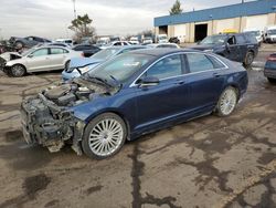 Salvage cars for sale at Woodhaven, MI auction: 2017 Lincoln MKZ Reserve