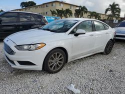 Salvage cars for sale at Opa Locka, FL auction: 2017 Ford Fusion SE