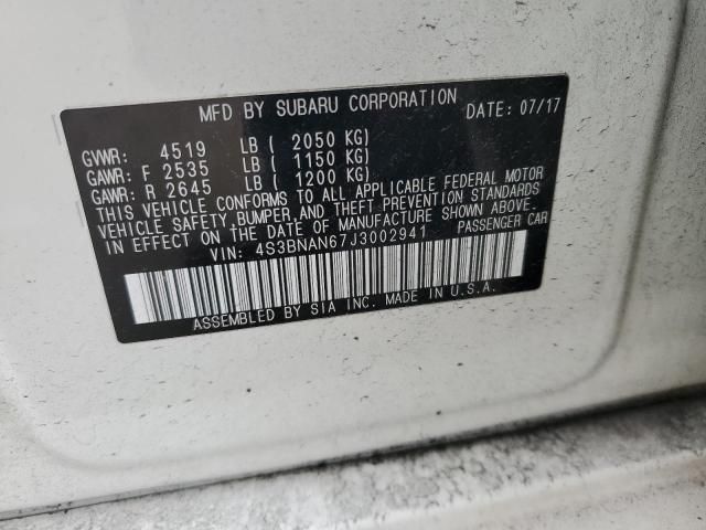 2018 Subaru Legacy 2.5I Limited