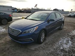 Salvage cars for sale at Kansas City, KS auction: 2015 Hyundai Sonata SE