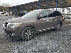 Salvage cars for sale at Cartersville, GA auction: 2016 Nissan Pathfinder S