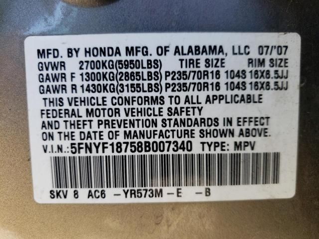 2008 Honda Pilot EXL