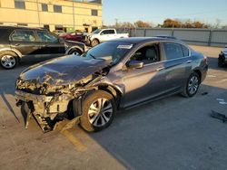 Salvage cars for sale from Copart Wilmer, TX: 2015 Honda Accord LX