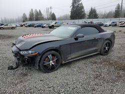 Ford salvage cars for sale: 2018 Ford Mustang