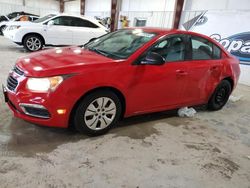 Salvage cars for sale from Copart Haslet, TX: 2016 Chevrolet Cruze Limited LS