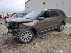 Salvage cars for sale at Appleton, WI auction: 2016 Ford Explorer Limited