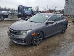 Salvage cars for sale from Copart Bridgeton, MO: 2021 Honda Civic Sport