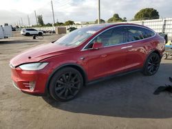 Tesla Model x salvage cars for sale: 2019 Tesla Model X