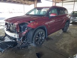 Salvage cars for sale at American Canyon, CA auction: 2020 Toyota Highlander Hybrid XLE