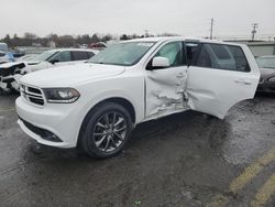 Salvage cars for sale at Pennsburg, PA auction: 2017 Dodge Durango GT