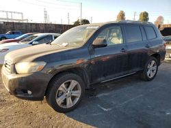 Salvage cars for sale at Wilmington, CA auction: 2008 Toyota Highlander Sport