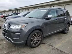 2018 Ford Explorer Platinum en venta en Louisville, KY