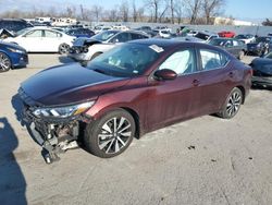 Nissan salvage cars for sale: 2021 Nissan Sentra SV