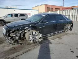 Salvage cars for sale from Copart Anthony, TX: 2018 Lincoln Continental Select