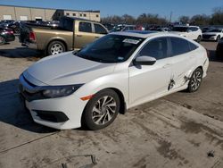 Salvage cars for sale from Copart Wilmer, TX: 2017 Honda Civic EX