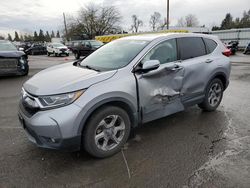 Salvage cars for sale at Woodburn, OR auction: 2017 Honda CR-V EXL